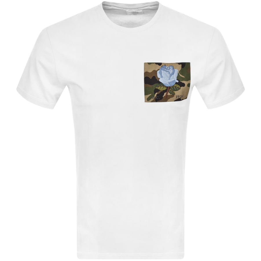 Alternative Image for ProductKent And Curwen Rose T Shirt White1
